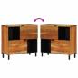 Preview: Sideboard 80x33x75 cm Massivholz Akazie