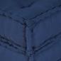 Preview: Modularer Pouffe Indigo 70x70x54 aus Stoff