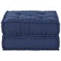 Preview: Modularer Pouf Indigo 70x70x36 aus Stoff