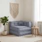 Preview: ARDEBO.de - Modulare Sofagarnitur Stoff Grau 70 x 70 x 56 cm