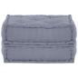 Preview: Modularer Pouf Grau 70x70x36 aus Stoff