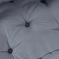 Preview: Modularer Pouf Grau 70x70x36 aus Stoff