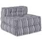 Preview: ARDEBO.de - Modular-Pouf Grau 70x70x54 Stoff