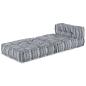 Preview: Modular-Pouf Grau 70x70x54 Stoff