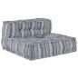 Preview: Modular-Pouf Grau 70x70x54 Stoff