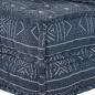 Preview: Modularer Pouffe Indigo 70x70x36 Stoff