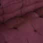 Preview: Palettensofa-Kissen mit Rückenstütze in Rot
