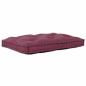 Preview: ARDEBO.de - Palettensofa Kissen Roter Stoff