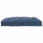 Preview: Palettensofa Kissen Blau Stoff