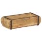 Preview: Tablett 30x15x9 cm Massivholz Wiederverwertet