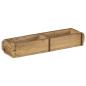 Preview: Tablett 60,5x15x9 cm aus recyceltem Massivholz