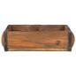 Preview: Tablett 31x29x10 cm Aus Solidem Holz Wiederverwertet