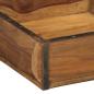 Preview: Tablett 31x29x10 cm Aus Solidem Holz Wiederverwertet