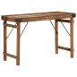 Preview: Esstisch 110x55x76 cm Massivholz Altholz
