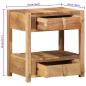 Preview: Beistelltisch 43x32x46 cm aus recyceltem Holz
