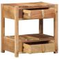 Preview: Beistelltisch 43x32x46 cm aus recyceltem Holz