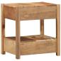 Preview: Beistelltisch 43x32x46 cm aus recyceltem Holz