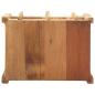 Preview: Beistelltisch 43x32x46 cm aus recyceltem Holz