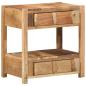 Preview: Beistelltisch 43x32x46 cm aus recyceltem Holz