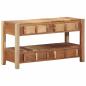 Preview: ARDEBO.de - TV-Schrank 83x33x46 cm Massivholz Altholz