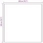 Preview: Anti-Rutsch Shaggy Teppich Creme 200 x 200 cm PP