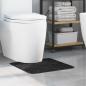 Preview: ARDEBO.de - Badematte U-Form Dunkelgrau 50x50 cm Polypropylen Rutschfest