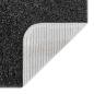 Preview: Badematte U-Form Dunkelgrau 50x50 cm Polypropylen Rutschfest