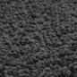 Preview: Badematte U-Form Dunkelgrau 50x50 cm Polypropylen Rutschfest