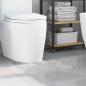 Preview: ARDEBO.de - Badematte U-Form Grau 50x50 cm Polypropylen Rutschfest