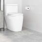 Preview: Badematte U-Form Grau 50x50 cm Polypropylen Rutschfest