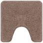 Preview: Badezimmermatte U-Form Braun 50x50 cm Polypropylen Rutschfest