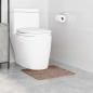 Preview: Badezimmermatte U-Form Braun 50x50 cm Polypropylen Rutschfest
