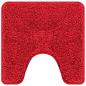 Preview: Badezimmermatte U-Form Rot 50x50 cm Polypropylen Rutschfest