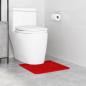 Preview: Badezimmermatte U-Form Rot 50x50 cm Polypropylen Rutschfest