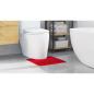 Preview: Badezimmermatte U-Form Rot 50x50 cm Polypropylen Rutschfest