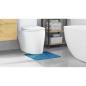 Preview: Badematte U-Form Blau 50x50 cm Polypropylen Rutschfest
