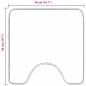 Preview: Badematte U-Form Blau 50x50 cm Polypropylen Rutschfest