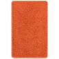Preview: Badematte Rechteckig Orange 60x90 cm Polyester Rutschfest