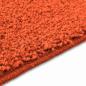 Preview: Badematte Rechteckig Orange 60x90 cm Polyester Rutschfest