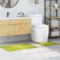 Preview: ARDEBO.de - 2-teiliges Badteppich-Set Grün Polypropylen Rutschfest