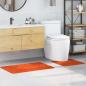 Preview: ARDEBO.de - 2-teiliges Badteppich-Set Orange Polypropylen Rutschfest