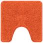 Preview: 2-teiliges Badteppich-Set Orange Polypropylen Rutschfest