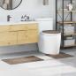 Preview: ARDEBO.de - 3-teiliges Badteppich-Set Braun Polypropylen Rutschfest