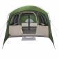 Preview: Familienzelt mit Dach Grün und Weiß 576 x 325 x 213 cm