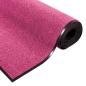 Preview: Fußmatte Rosa und Schwarz 120 x 250 cm 100% Polyamid