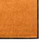 Preview: Fußmatte waschbar orange 120x300 cm