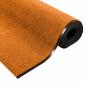 Preview: Fußmatte Orange und Schwarz 120 x 400 cm Polyamid und PVC