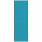 Preview: Waschbare Fußmatte in Cyan 120x350 cm
