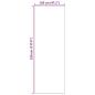 Preview: Fußmatte Creme und Schwarz 120 x 350 cm Polyamid und PVC