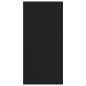 Preview: Rechteckige Türmatte Schwarz 120x250 cm